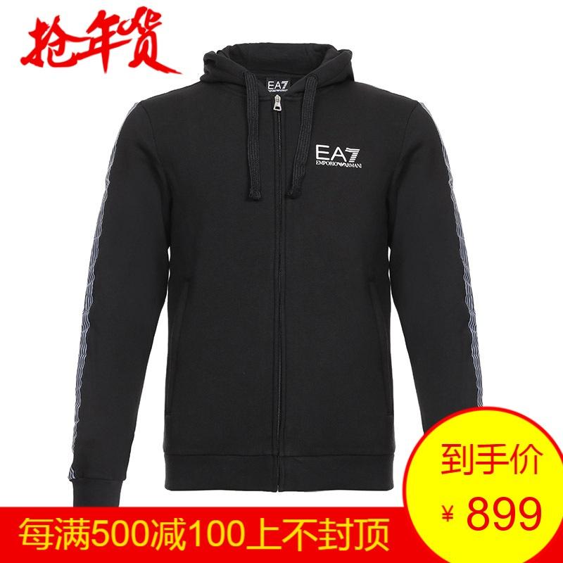 EMPORIO ARMANI EA7 阿玛尼 男士棉质长袖连帽外套上衣 6ZPM37 PJ07Z