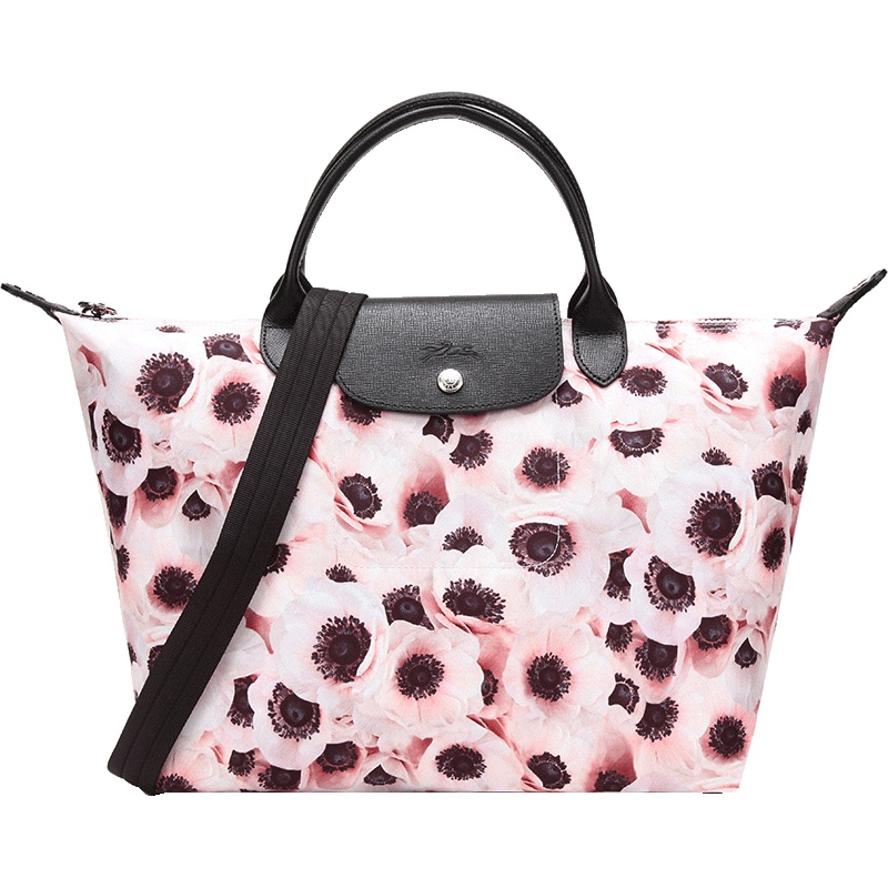 Longchamp 珑骧 女士织物中号手提单肩斜挎包 1515 667
