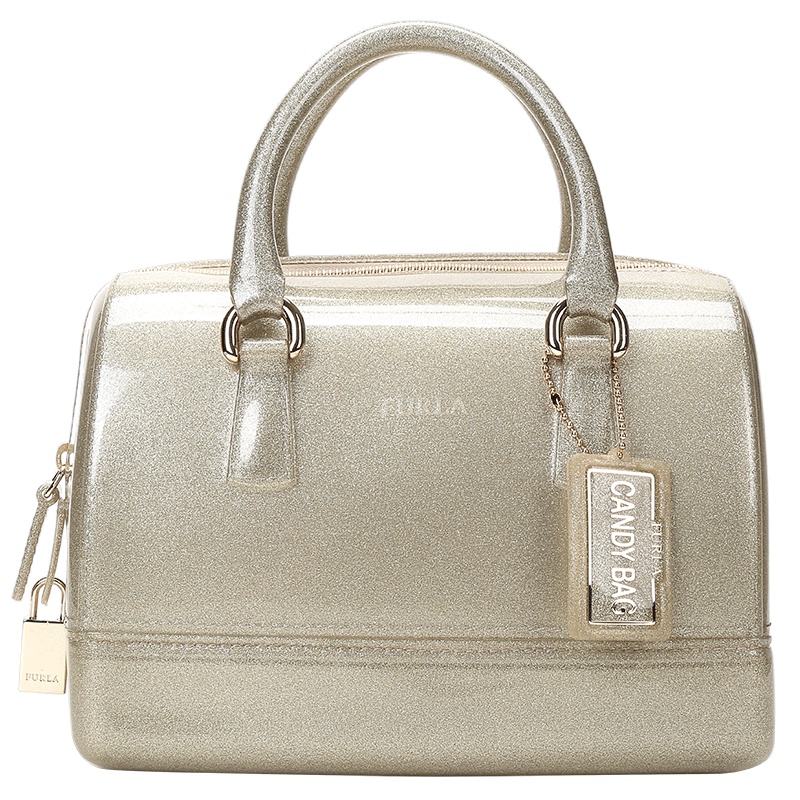 FURLA 芙拉 CANDY 女士系列PVC手提果冻包 B BAS8 GGL