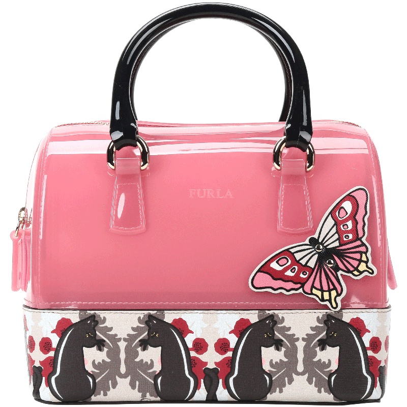 FURLA 芙拉 CANDY 女士系列PVC配皮手提包 B BMR6 PS4