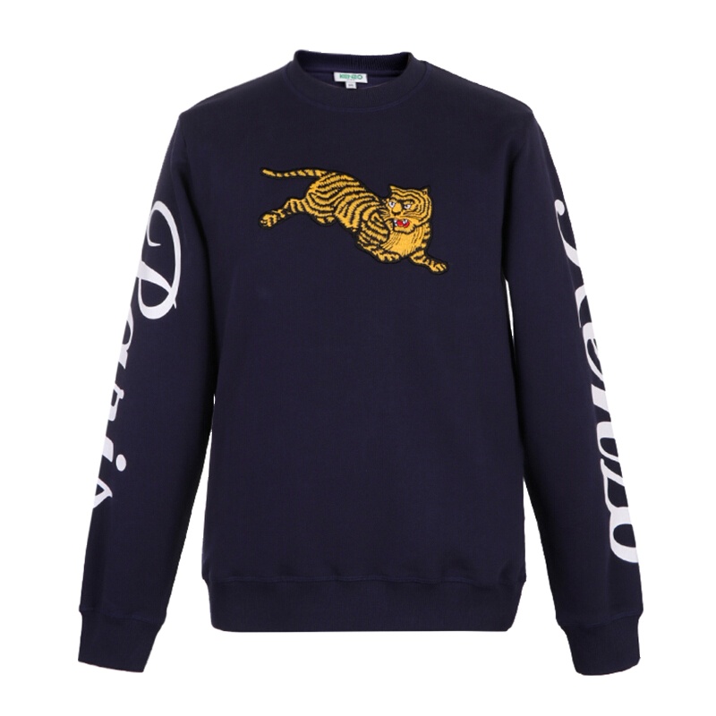 kenzo 高田贤三 男士棉质圆领长袖运动衫套头衫 F86 5SW090 4XL