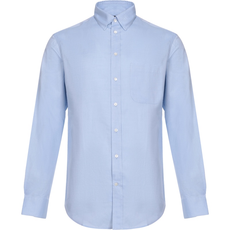 EMPORIO ARMANI 阿玛尼 男士棉质长袖衬衫 11CM1L 11C37