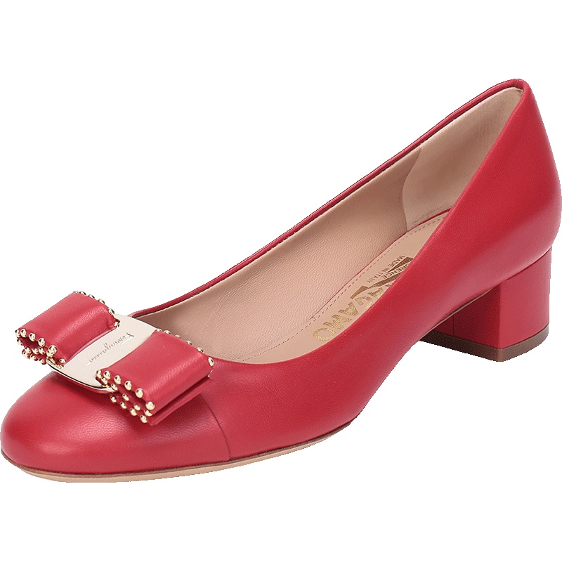 Salvatore Ferragamo 萨瓦托·菲拉格慕 女士皮革高跟鞋 0692155 C