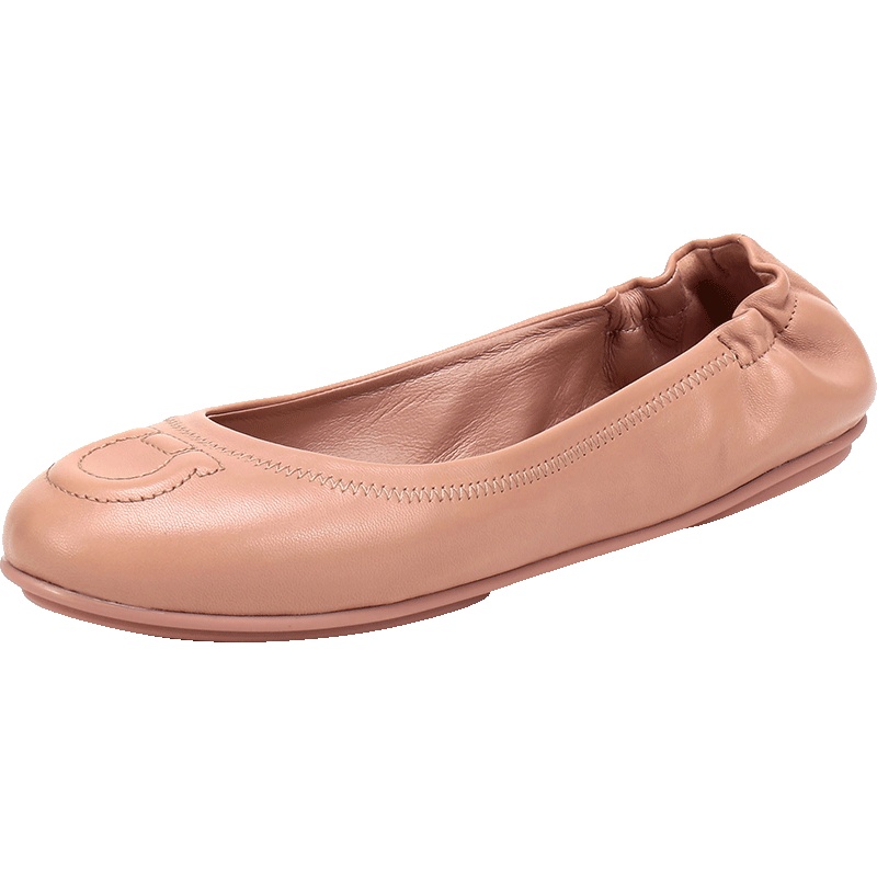 Salvatore Ferragamo 萨瓦托·菲拉格慕 女士羊皮低跟鞋船鞋 0691346 C