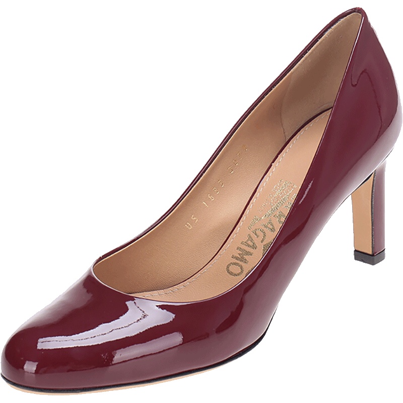 Salvatore Ferragamo 萨瓦托·菲拉格慕 女士漆皮高跟鞋 0643351