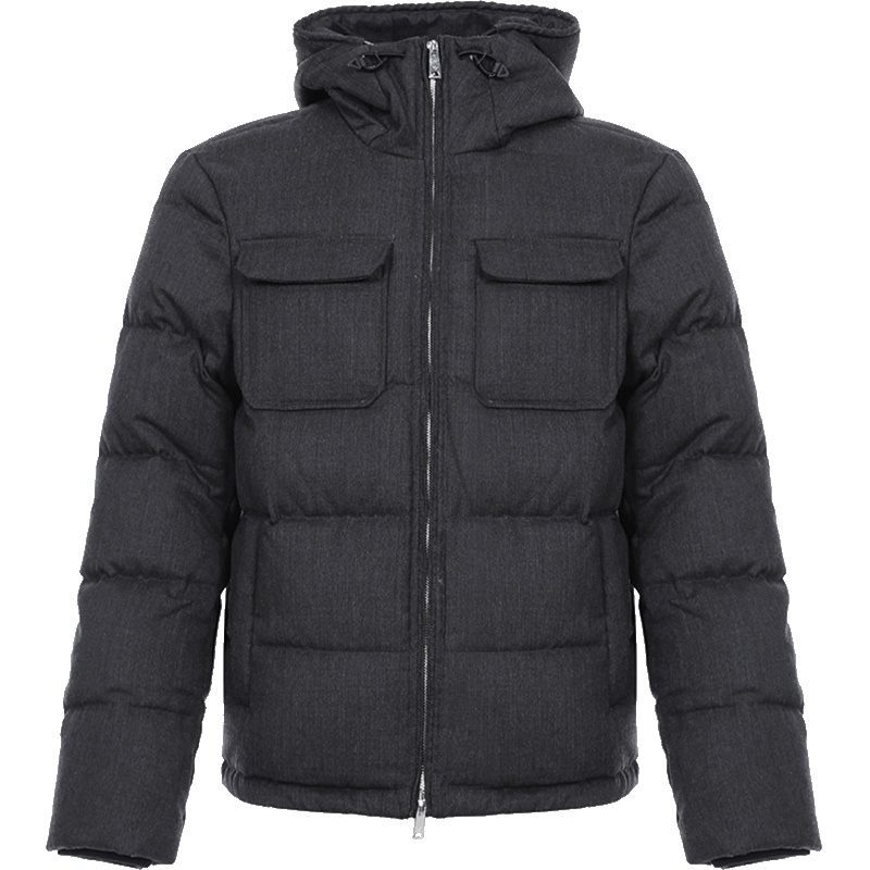 EMPORIO ARMANI 阿玛尼 男士混纺连帽羽绒服 6Z1B67 1NUBZ