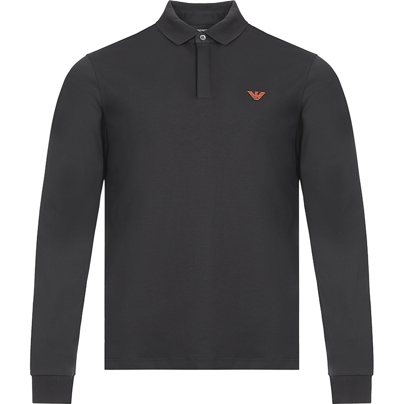 EMPORIO ARMANI 阿玛尼 男士棉质长袖POLO衫 6Z1F83 1JPRZ