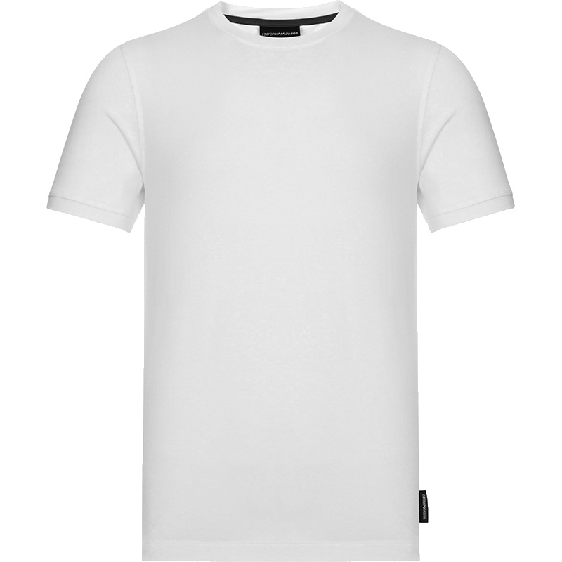 EMPORIO ARMANI EA 阿玛尼 男款粘胶纤维圆领短袖T恤 3Z1M7A 1JCDZ