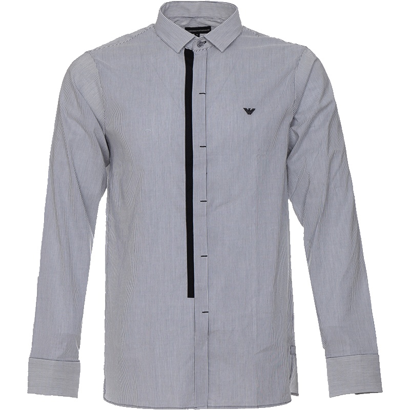 EMPORIO ARMANI 阿玛尼 男士混纺长袖衬衫 3Y1C17 1NCUZ