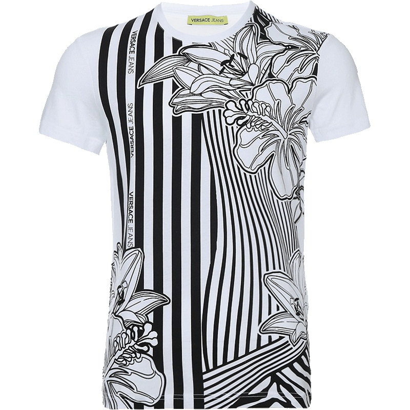Versace Jeans 范思哲 男士棉质圆领短袖T恤衫 B3GPB712 36590
