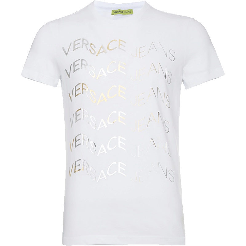 Versace Jeans 范思哲 男士棉质圆领短袖T恤 B3GPB710 36590