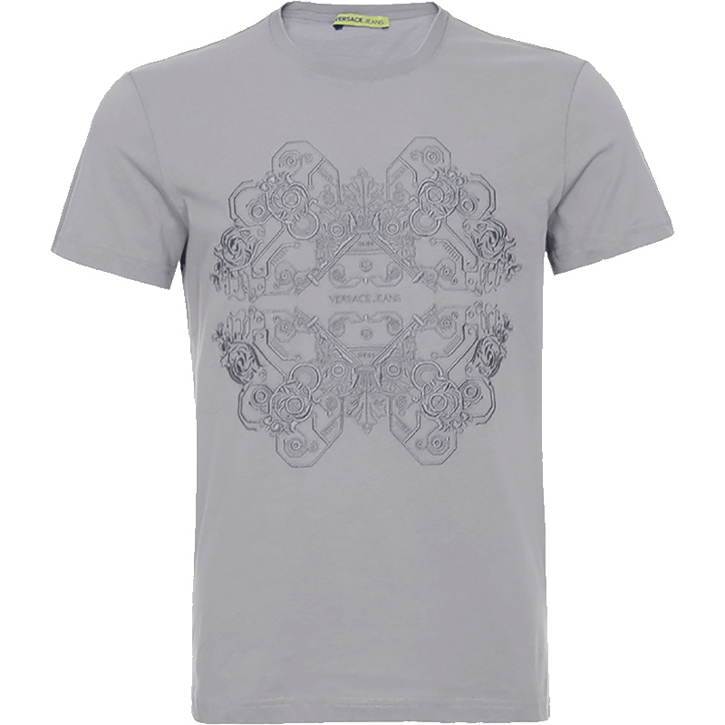 Versace Jeans 范思哲 男士棉质圆领短袖T恤 B3GPA788 36590