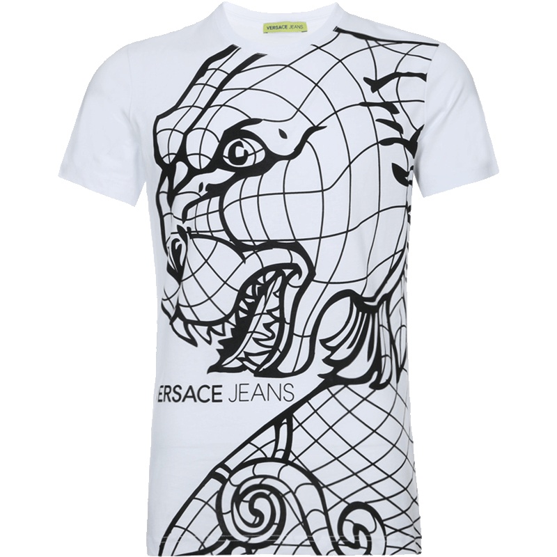 Versace Jeans 范思哲 男士棉质圆领短袖T恤 B3GPA752 36610