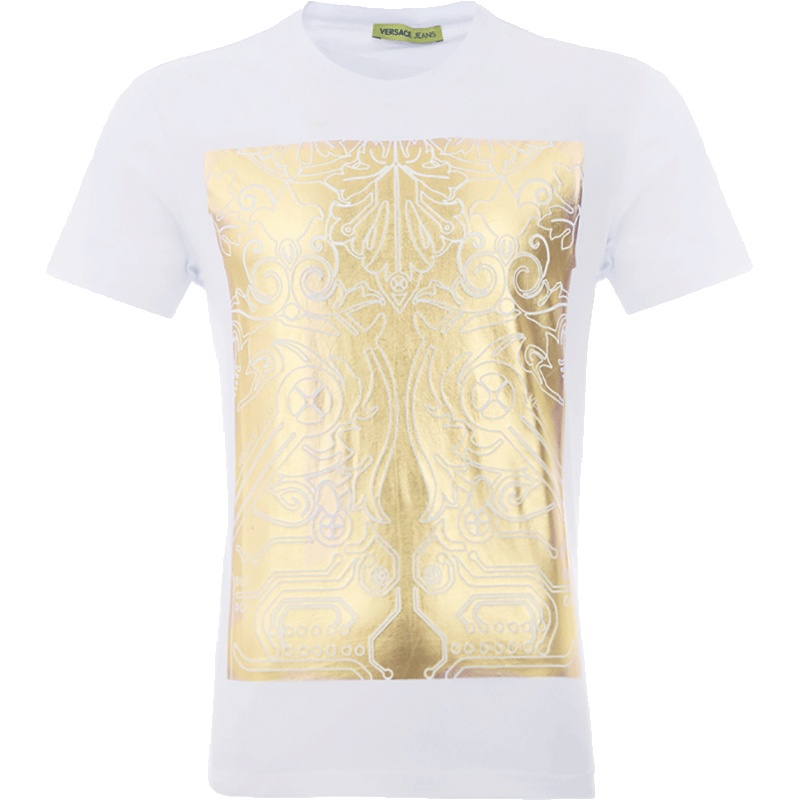 Versace Jeans 范思哲 男士棉质套头短袖T恤 B3GPA794 36590