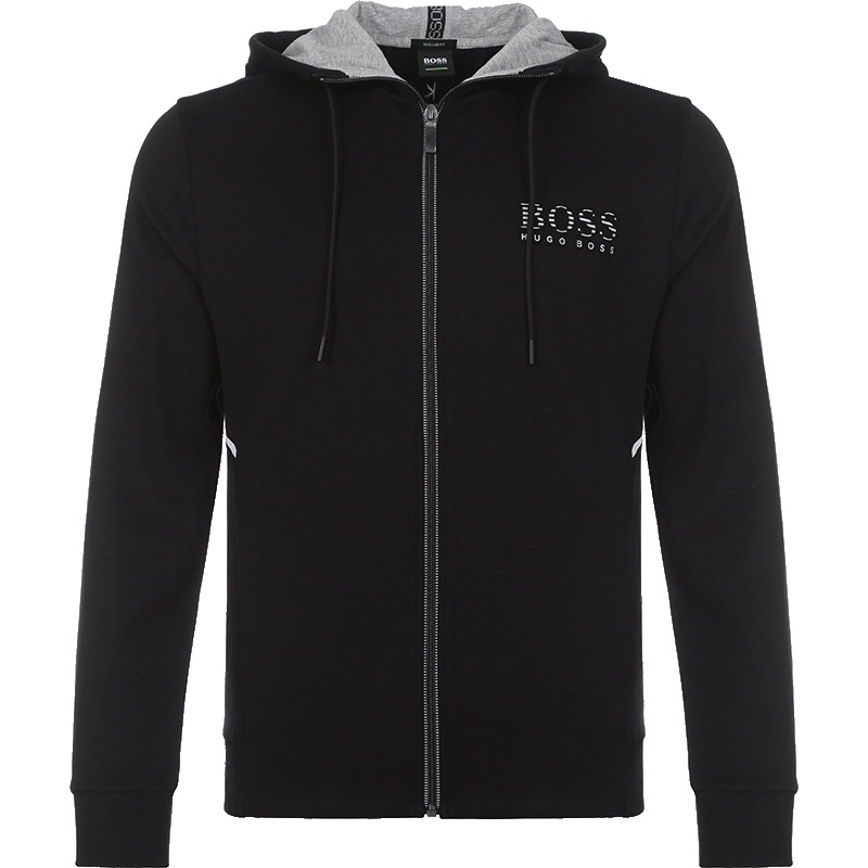 HUGO BOSS 雨果博斯 男款棉质连帽运动外套 50399379