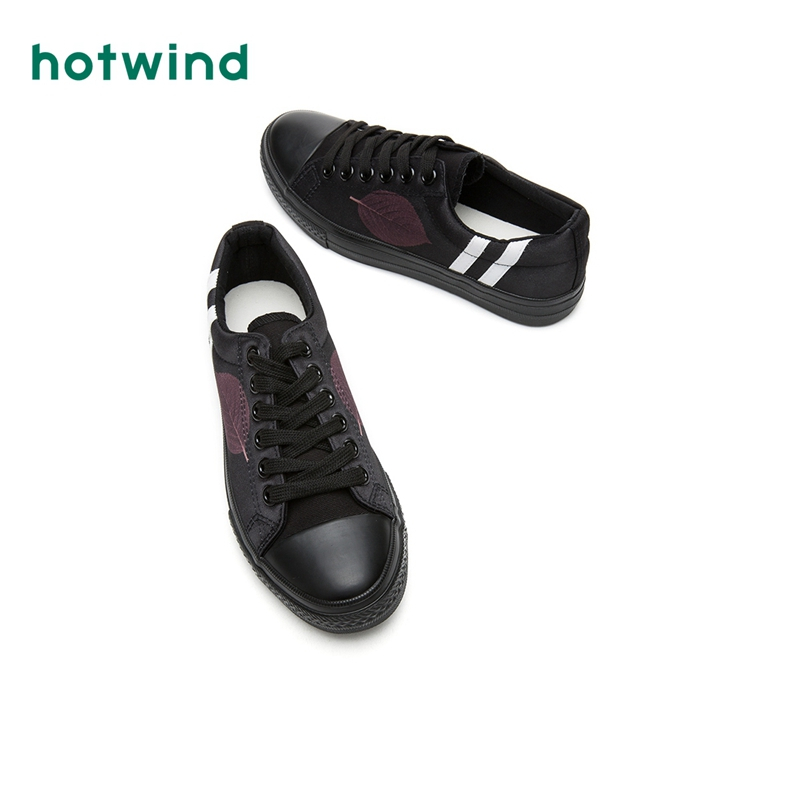 热风hotwind百搭男士系带休闲鞋H14M7304