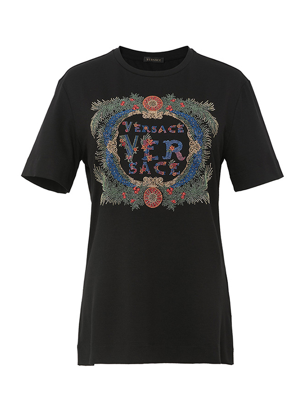 范思哲/VERSACE 19春夏新品 女士短袖圆领T恤 意大利 新款