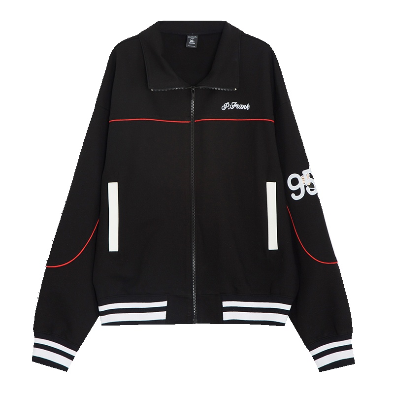 PaulFrank/大嘴猴春季新款棒球服男女宽松情侣港风潮外套