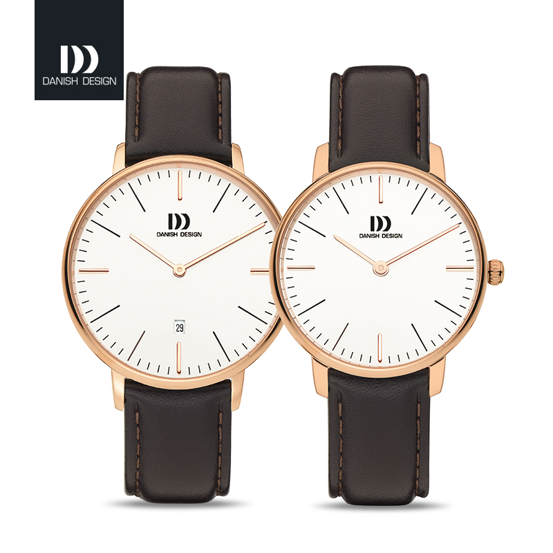 DD情侣表ddw情侣手表一对男女石英表对表丹尼施正品Danish Design
