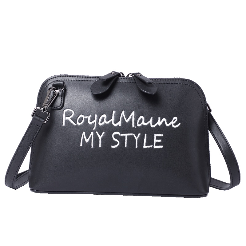 Royal Maine 个性时尚〖星星链条包〗牛皮手提斜挎包小包单肩包链条包女包