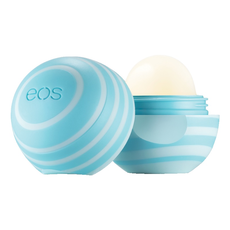 eos/伊欧诗林允同款美国原装进口唇膏系列滋润保湿补水凝柔润唇球香草薄荷型