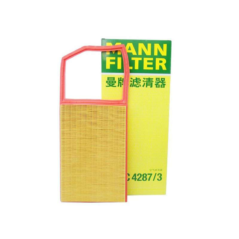 曼牌(MANNFILTER) Polo劲情劲取/晶锐/明锐 MANN/曼牌空气滤芯 空气滤清器C4287/3