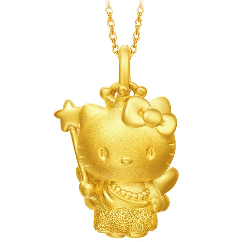 【hellokitty黄金吊坠】旗舰店价格_专营店报价_hello