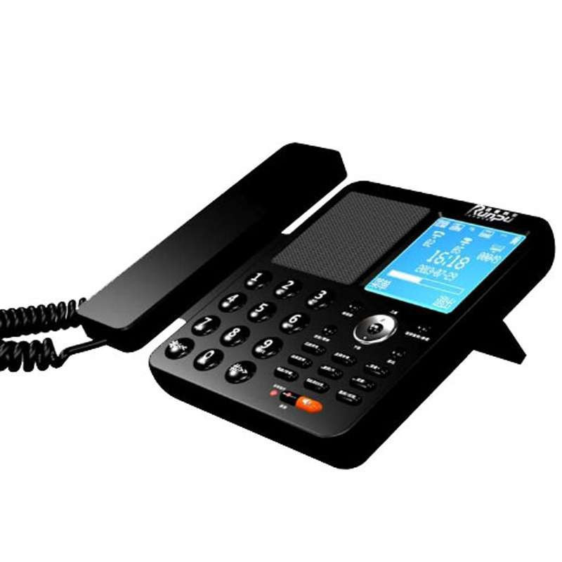 润普 L610 数码录音电话机 内置芯片 录音600小时 办公 固话座机录音 自动录音 手动录音 留言 智能录音电话