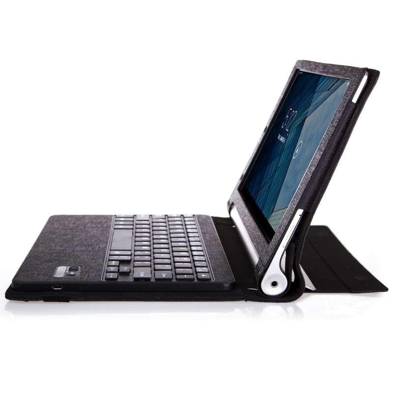 SEENDA 联想YogaTablet 10.1寸保护套带蓝牙键盘B8000 Yoga蓝牙键盘保护套可分离设计 黑