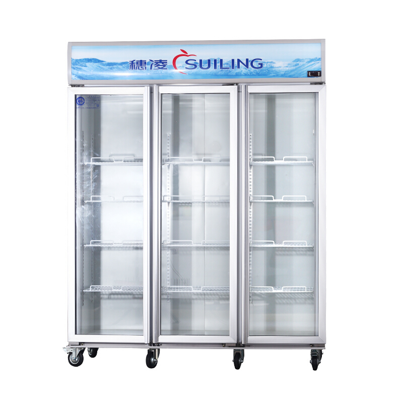 穗凌SUILING 商用展示柜 LG4-1200M3立式冰柜 三门冷藏直冷 保鲜陈列大冷柜