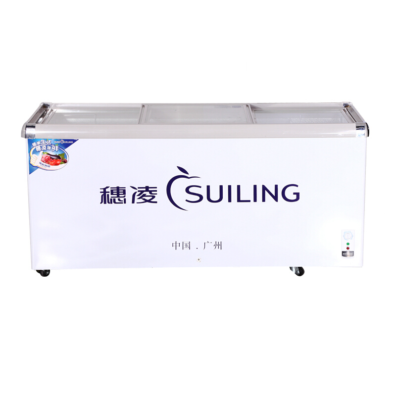 穗凌SUILING卧式展示冰柜WD4-568单温冷冻冷藏转换商用冷柜