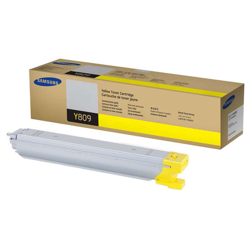 三星 CLT-Y809S黄色墨粉 三星复印机CLX-9201 9251 9301NA/ND原装碳粉 粉盒