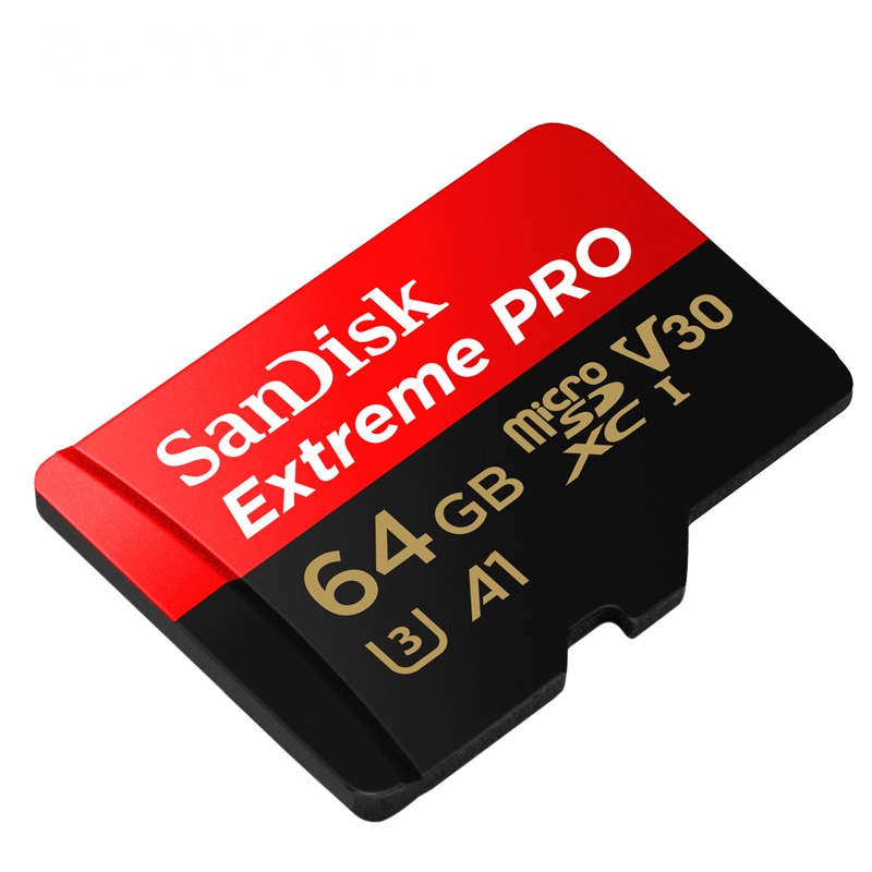 闪迪(SanDisk)TF卡64G A2 4K高清170M 手机内存卡 运动相机gopro 无人机行车记录仪存储卡64G