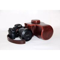 登品for 索尼A7RII 相机包 保护套 A7Ⅱ相机套 a7二代 ILCE-7RM2油皮皮套Y（咖啡）