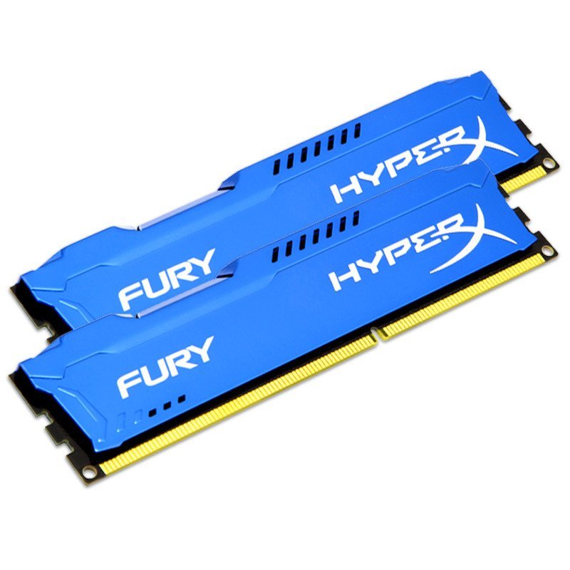 金士顿(Kingston)骇客神条 Fury系列 DDR3 1866 8GB台式机内存条(HX318C10F/8)蓝色