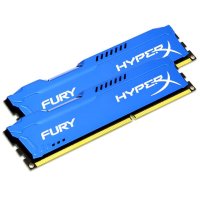 金士顿(Kingston)骇客神条 Fury系列 DDR3 1866 8GB台式机内存条(HX318C10F/8)蓝色