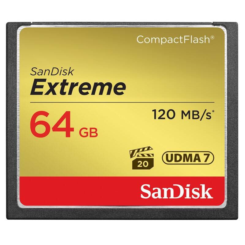 [免邮]闪迪(SanDisk ) 64G CF卡 800X CLASS 10 120MB/S 高速存储卡单反相机内存卡