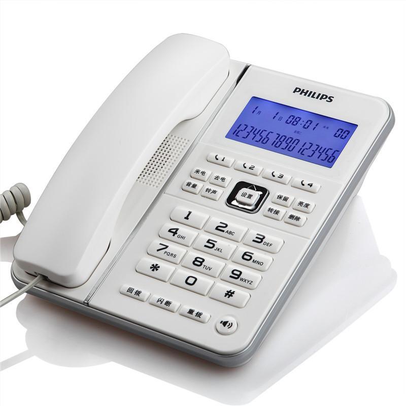 飞利浦电话机CORD228(白色)