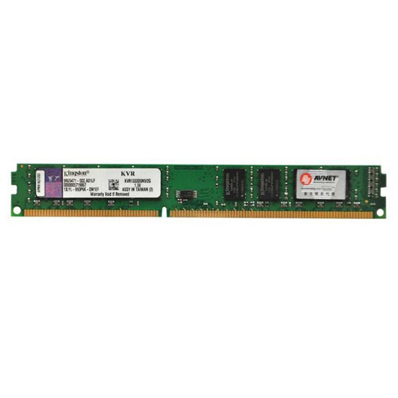 金士顿(Kingston) 2G DDR3 1333 台式机内存条 PC3-10600