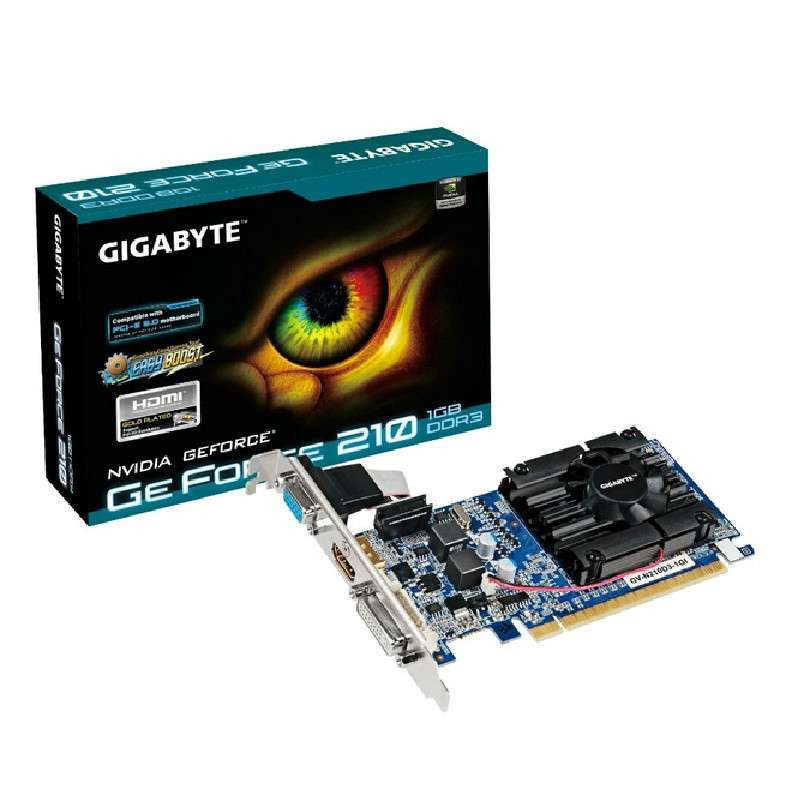 技嘉（GIGABYTE）GV-N210D3-1GI 590MHz/1200MHz 1GB/64bit GDDR3显卡