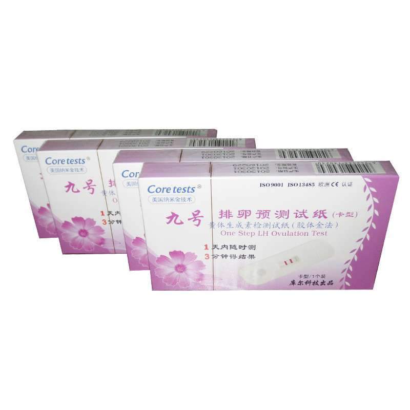 Coretests九号排卵检测试纸卡6支装 排卵试纸 排卵卡