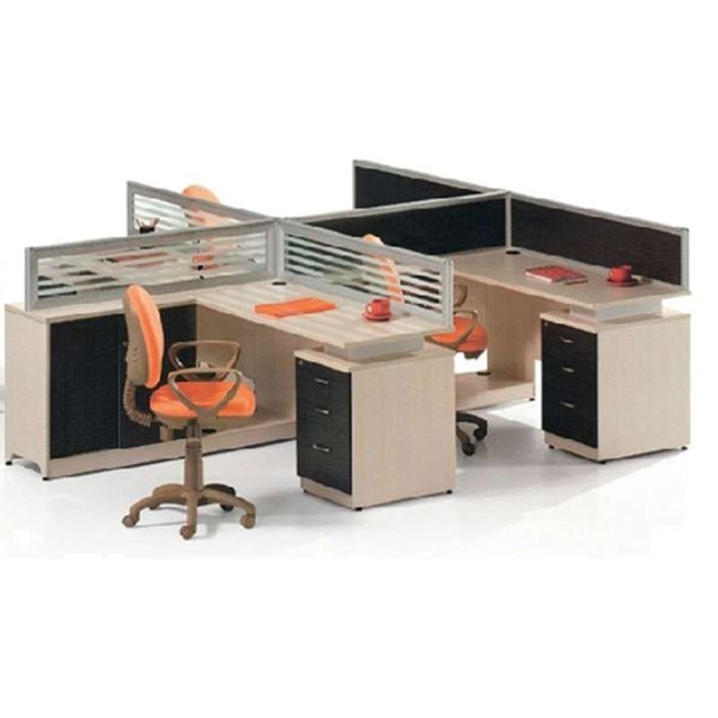 好环境办公家具办公桌屏风隔断组合卡位职员桌办公台桌子电脑桌4人位组合桌双人位