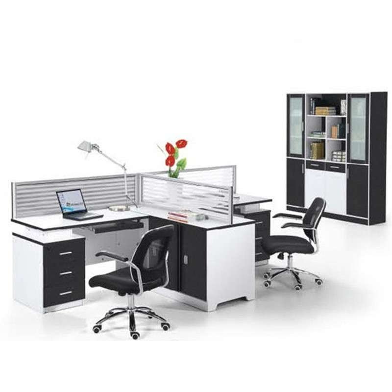 好环境办公家具 办公桌隔断 屏风职员桌 组合卡位单人位员工桌工作台1.4米转角办公台