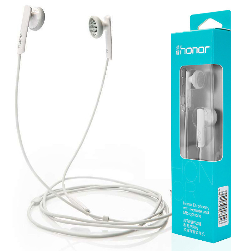 华为（HUAWEI）原装荣耀7i 6plus mate8手机通用半入耳式重低音线控耳机带麦 AM110标准