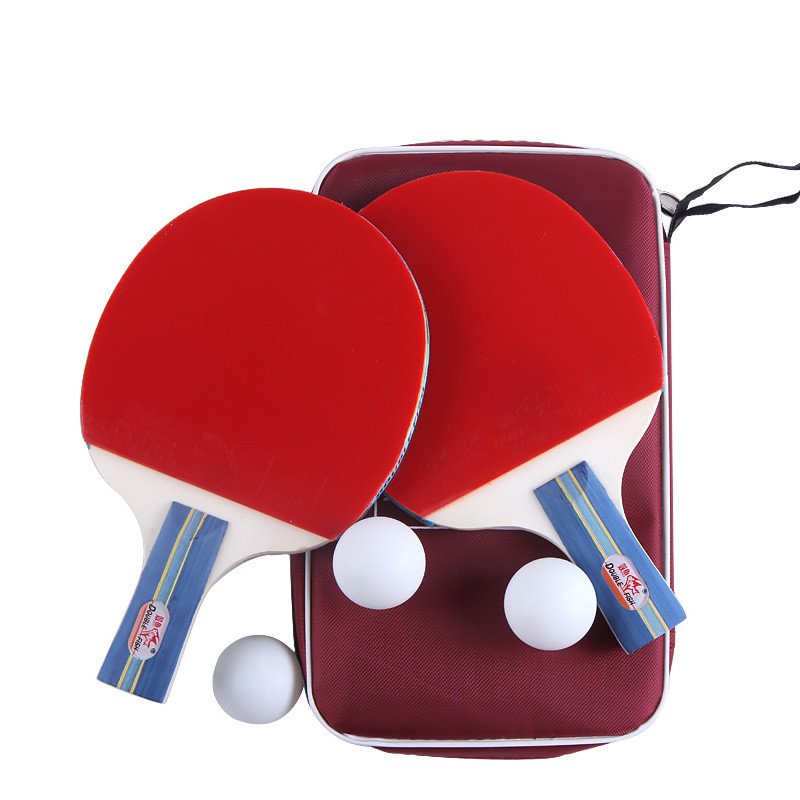 双鱼乒乓球拍 一对装2支装成品拍直拍横拍乒乓球拍