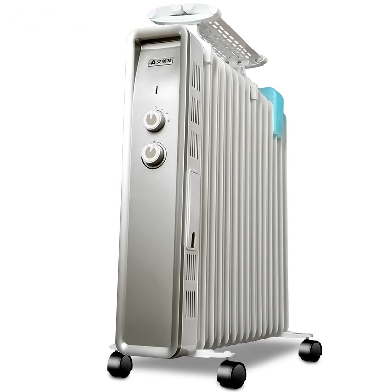 (Airmate)艾美特油汀HU1522-W取暖器家用节能省电电暖气15片电暖器智能温控不支持遥控3000W