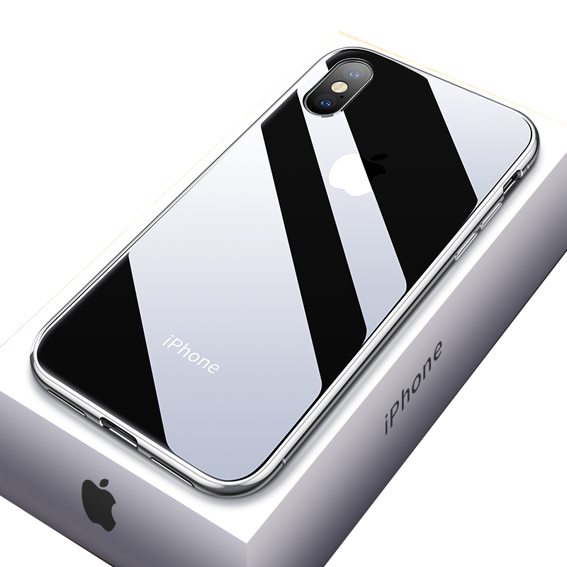 圣幻 iphoneXs Max手机壳苹果X新款XS透明XsMax潮牌iphonex网红xsmax全包防摔男女款玻璃