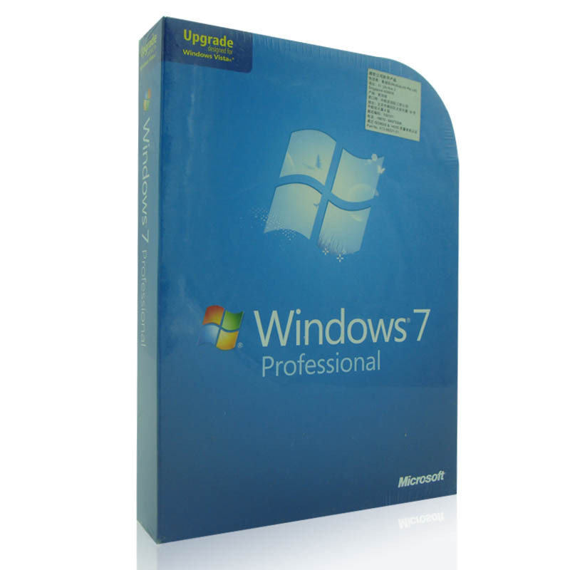 微软原装正版win7操作系统盘 Windows 7 英文专业升级版 彩包 FPP
