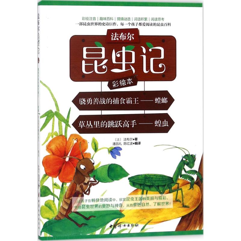 骁勇善战的捕食霸王:螳螂 草丛里的跳跃高手:蝗虫 (法)法布尔 著；潘昌礼,陈红波 编译 少儿 文轩网