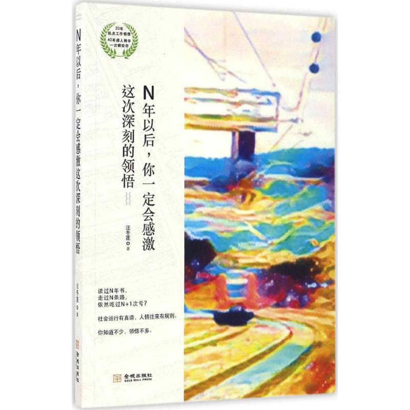 N年以后,你一定会感激这次深刻的领悟 汪冬莲 著 经管、励志 文轩网